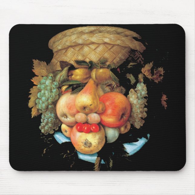 Giuseppe Arcimboldo - fruktbasket Musmatta (Framsidan)