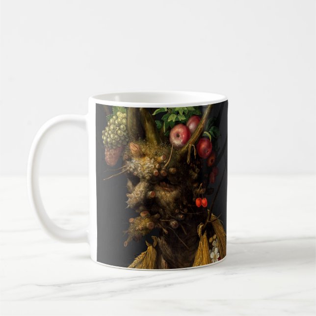 Giuseppe Arcimboldo - fyra säsong i ett huvud Kaffemugg (Vänster)