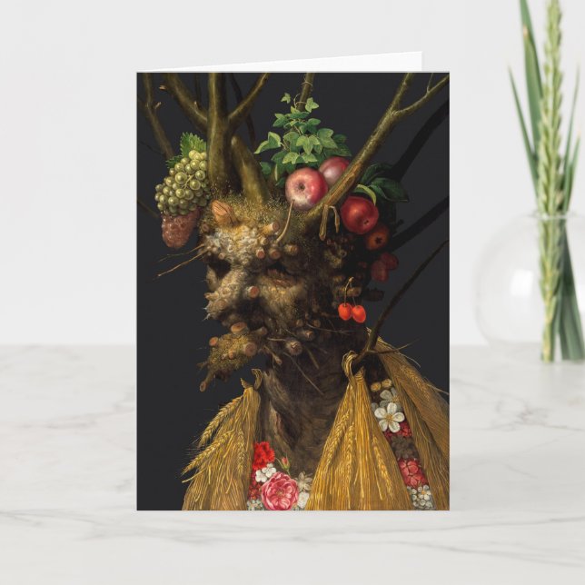 Giuseppe Arcimboldo - fyra säsong i ett huvud Kort (Framsida)