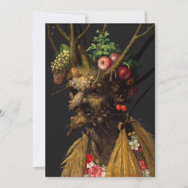 Giuseppe Arcimboldo - fyra säsong i ett huvud Tack Kort (Framsida)