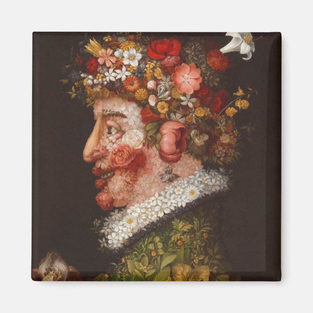 Giuseppe Arcimboldo - La Primavera Magnet (Framsidan)