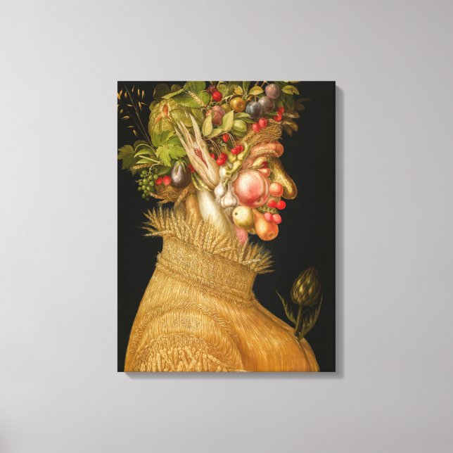 Giuseppe Arcimboldo - Sommar Canvastryck (Framsida)