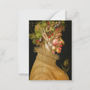 Giuseppe Arcimboldo - Sommaren Anteckningskort
