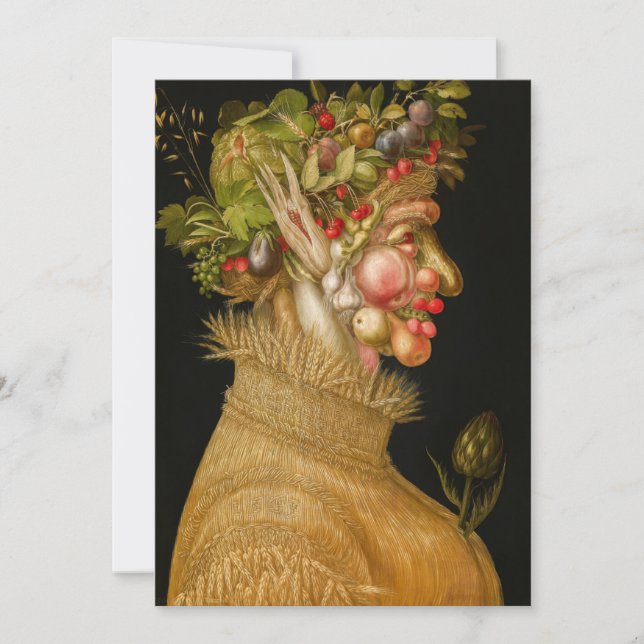 Giuseppe Arcimboldo - Sommaren Inbjudningar (Framsida)