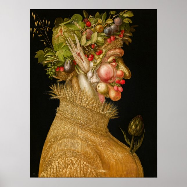 Giuseppe Arcimboldo - Sommaren Poster (Framsidan)