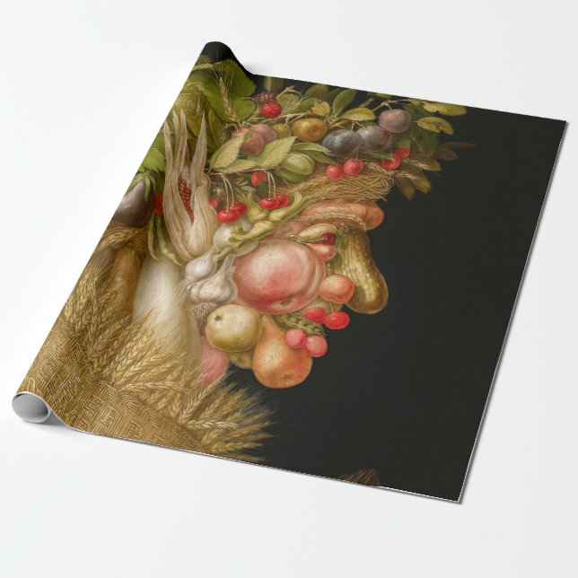 Giuseppe Arcimboldo - Sommaren Presentpapper (Utrullad)