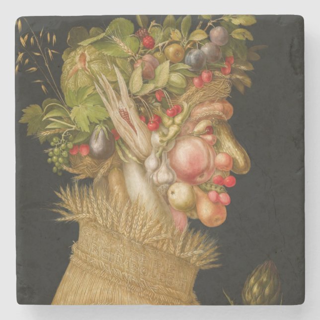 Giuseppe Arcimboldo - Sommaren Stenunderlägg (Framsidan)