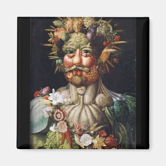 Giuseppe Arcimboldo Vegetable Man (Vertumnus) Magnet (Framsidan)