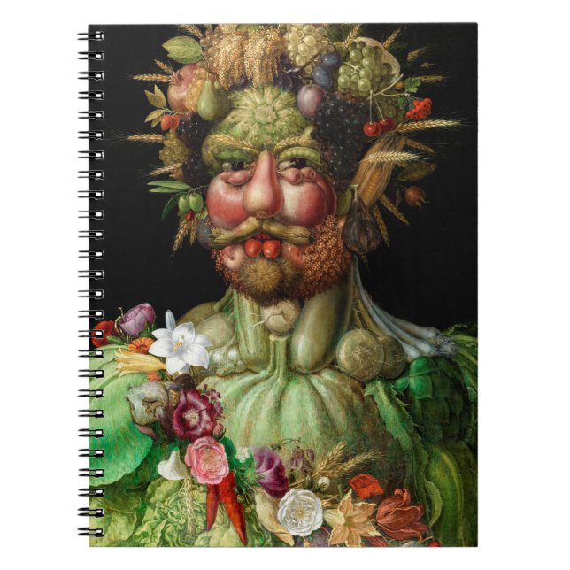 Giuseppe Arcimboldo - Vertumnus Anteckningsbok (Framsidan)