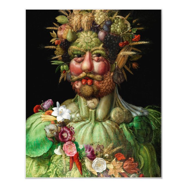 Giuseppe Arcimboldo - Vertumnus Fototryck (Framsidan)