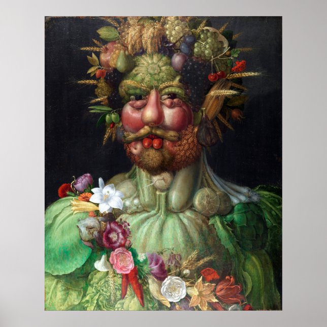 Giuseppe Arcimboldo Vertumnus Poster (Framsidan)