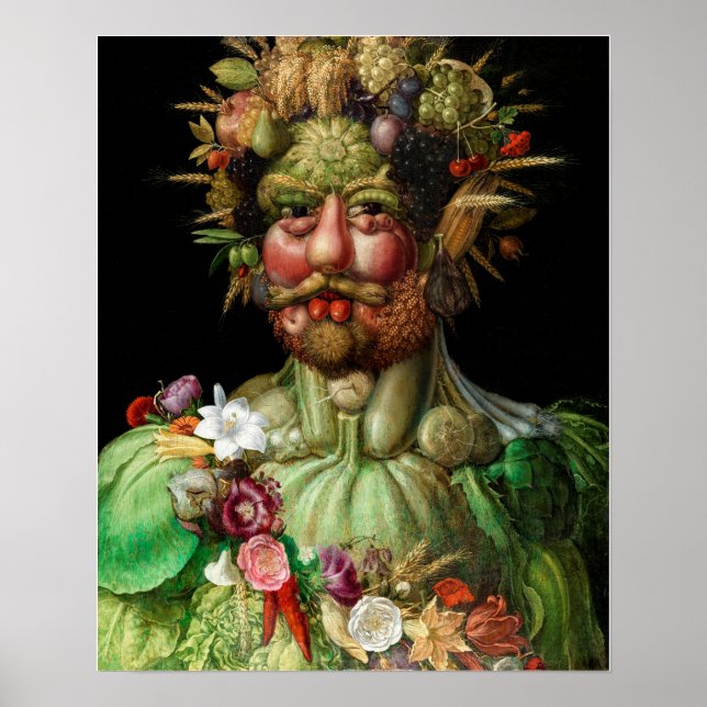 Giuseppe Arcimboldo - Vertumnus Poster (Framsidan)