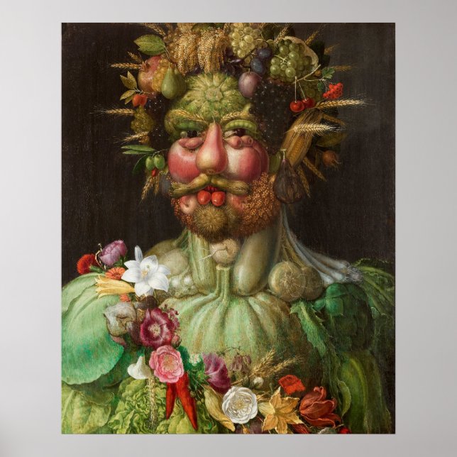 Giuseppe Arcimboldo - Vertumnus Poster (Framsidan)