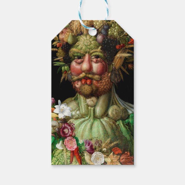 Giuseppe Arcimboldo - Vertumnus Presentetikett (Framsidan)