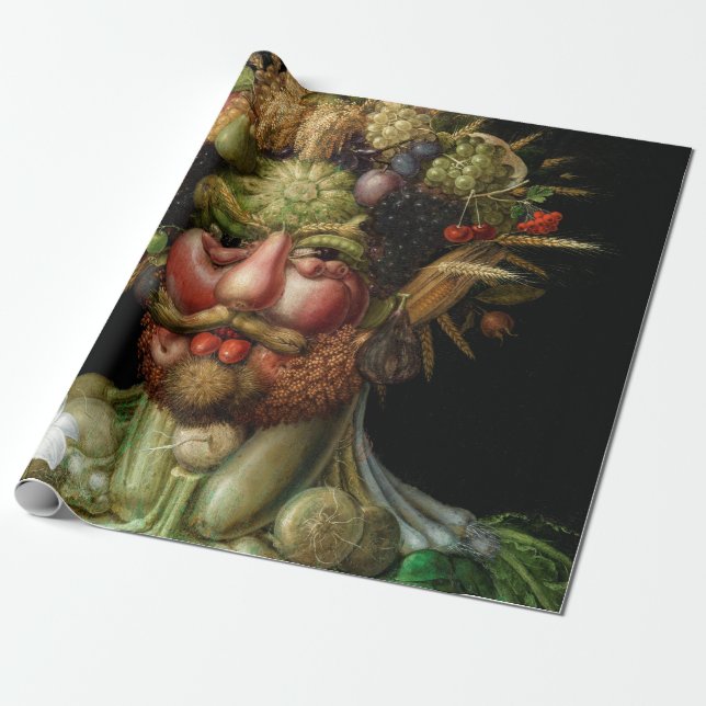Giuseppe Arcimboldo - Vertumnus Presentpapper (Utrullad)