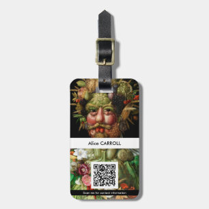 Giuseppe Arcimboldo - Vertumnus - QR-kod Bagagebricka