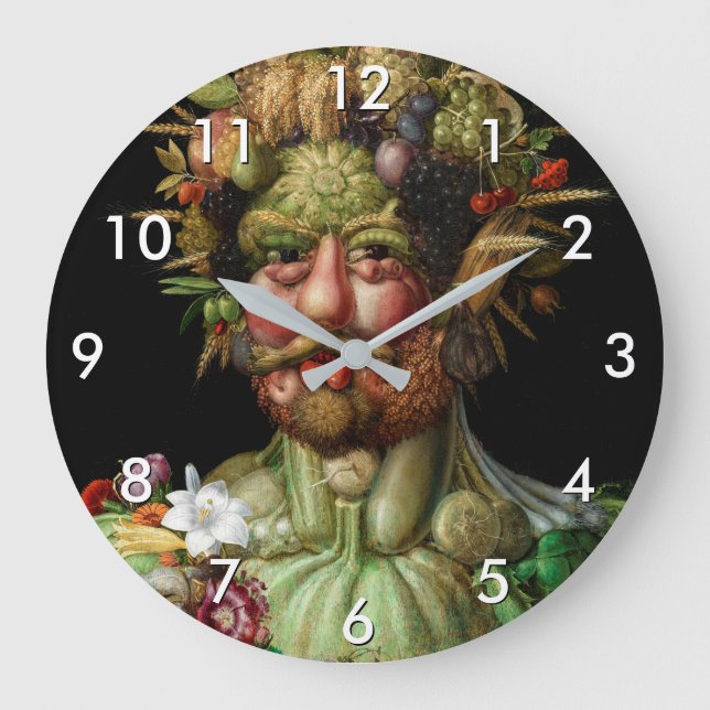 Giuseppe Arcimboldo - Vertumnus Stor Klocka (Framsida)