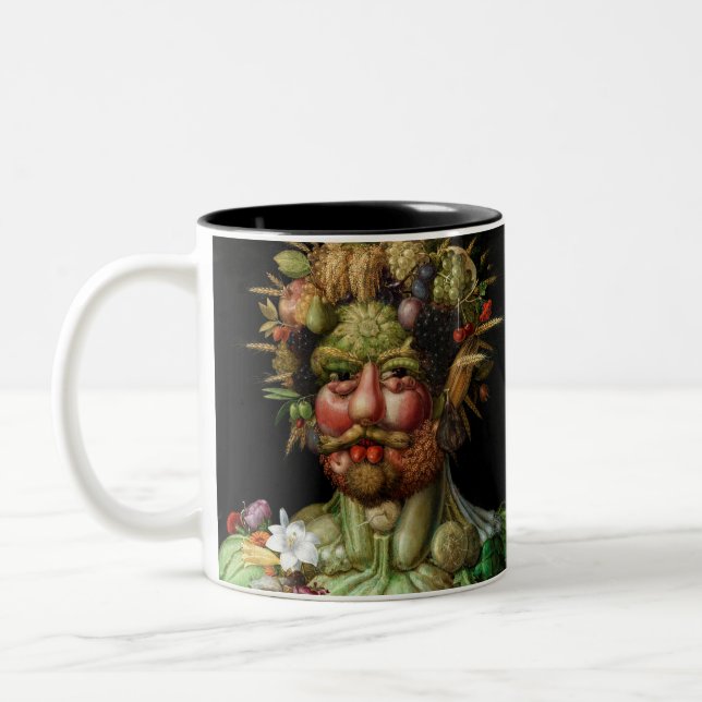Giuseppe Arcimboldo - Vertumnus Två-Tonad Mugg (Vänster)