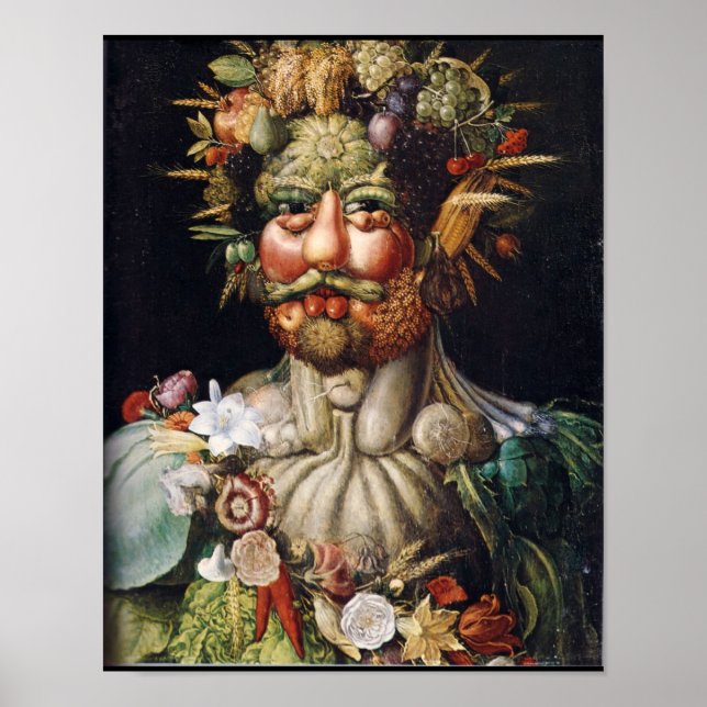 Giuseppe Arcimboldo Vertumnus Vegetable-Man Poster (Framsidan)
