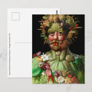 Giuseppe Arcimboldo - Vertumnus Vykort
