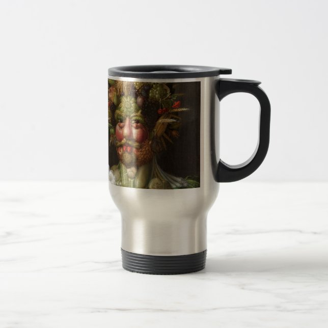 Giuseppe Arcimboldos Vertumnus (1590) Resemugg (Höger)