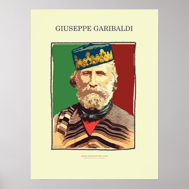 Giuseppe Garibaldi Poster (Framsidan)
