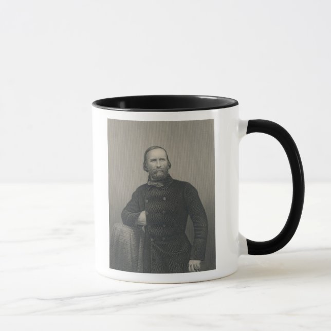 Giuseppe Garibaldi som inristas av D.J, dunkar Mugg (Höger)