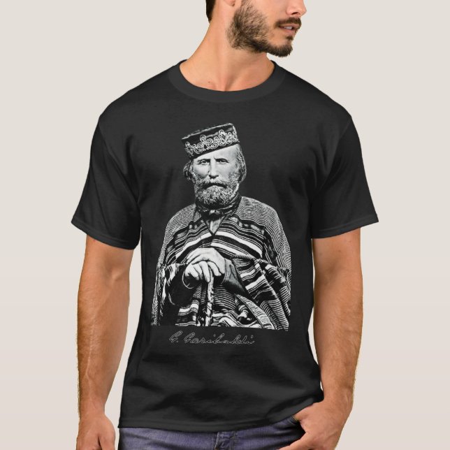 Giuseppe Garibaldi T Shirt (Framsida)