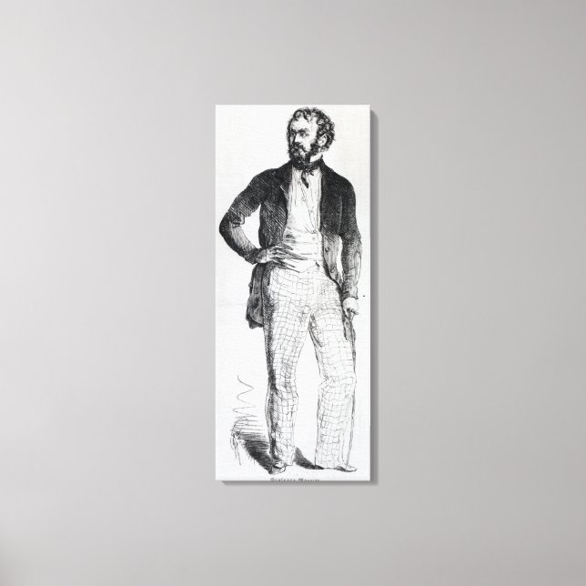 Giuseppe Mazzini Canvastryck (Framsida)