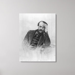 Giuseppe Mazzini Canvastryck