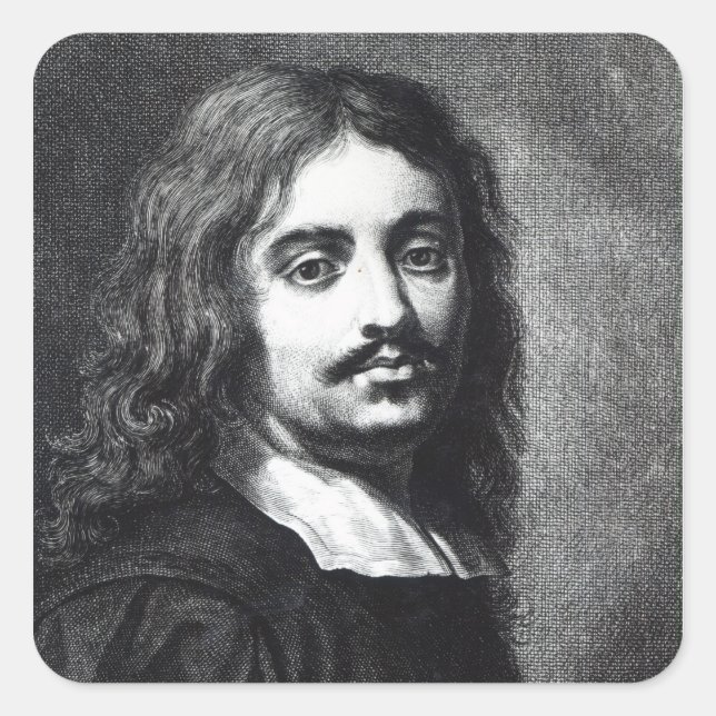 Giuseppe Ribera Fyrkantigt Klistermärke (Framsida)