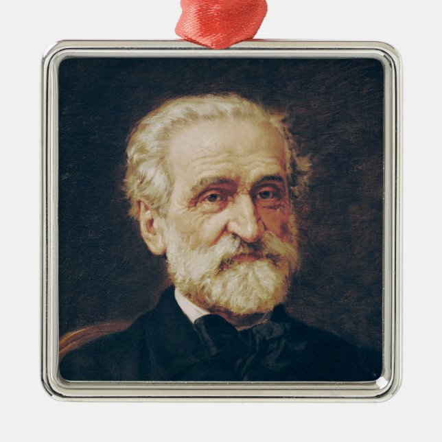 Giuseppe Verdi Julgransprydnad Metall (Framsidan)