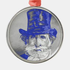 Giuseppe Verdi Julgransprydnad Metall