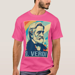 Giuseppe Verdi Poster italienska Opera T Shirt