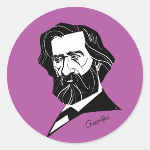 Giuseppe Verdi Runt Klistermärke