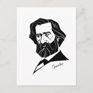 Giuseppe Verdi Vykort