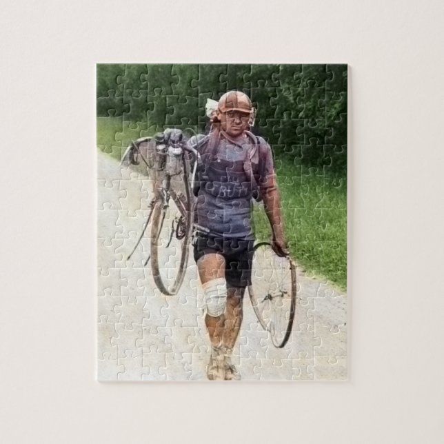 Giusto Cerutti Italienska Tour de Frankrike Wrecke Pussel (Vertikal)