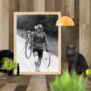 Giusto Cerutti Tour de France 1928 Efter Vraket Poster