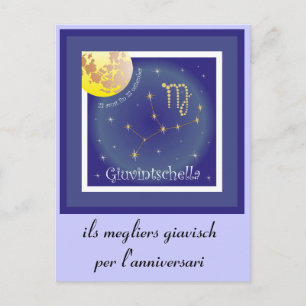 Giuvintschella 23 avust fin 23 september Postkarte Vykort