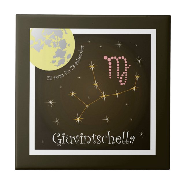 Giuvintschella 23 avust fin 23 settembe Fotofliese Kakelplatta (Framsidan)