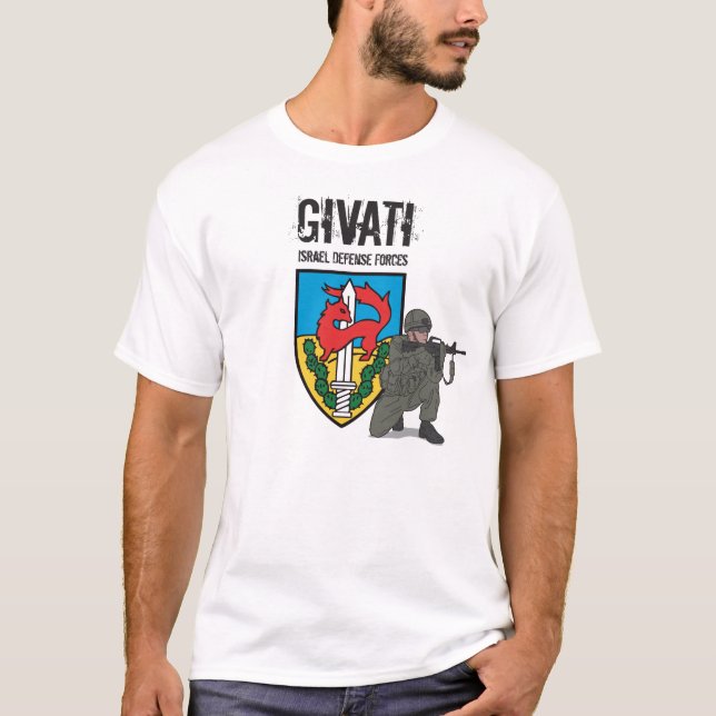 Givati infanteribrigad, Israel försvarstyrkor Tee Shirt (Framsida)