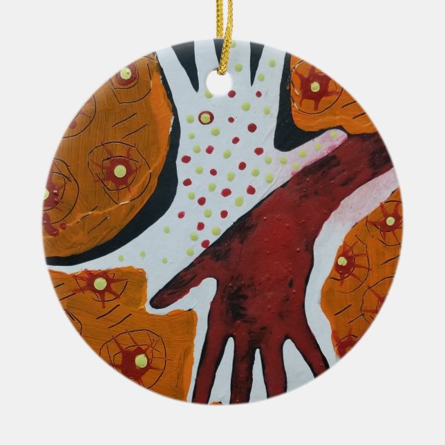 Give a Hand Ornament (Framsidan)