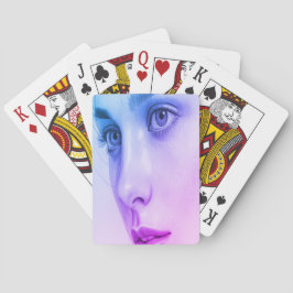 Give Her a Gift of Her Photo on a Pack of  Casinokort