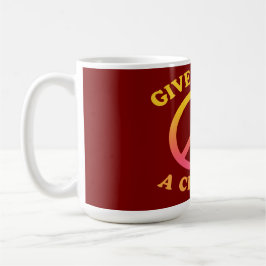 'Give Peace a Chance' Mug Kaffemugg