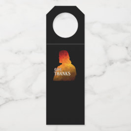 GIVE THANKS BOTTLE TAG