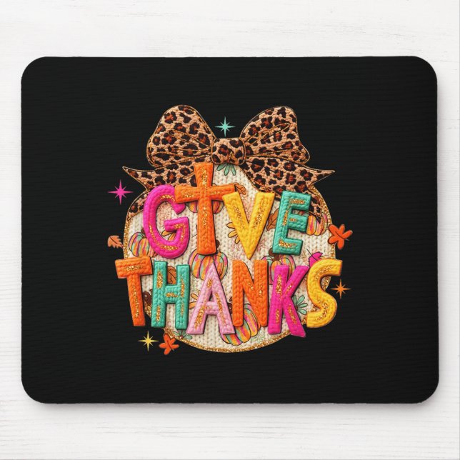 Give Thanks, Fall Leopard Coquette Bow, Preppy Tha Musmatta (Framsidan)