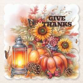 Give Thanks – Lantern Glow  Underlägg Papper