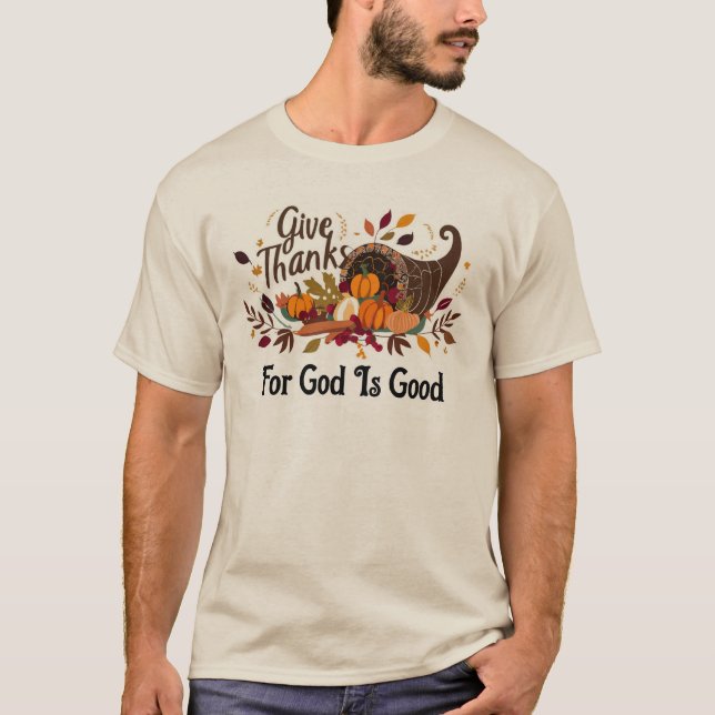 Give Thanks T-Shirt (Framsida)
