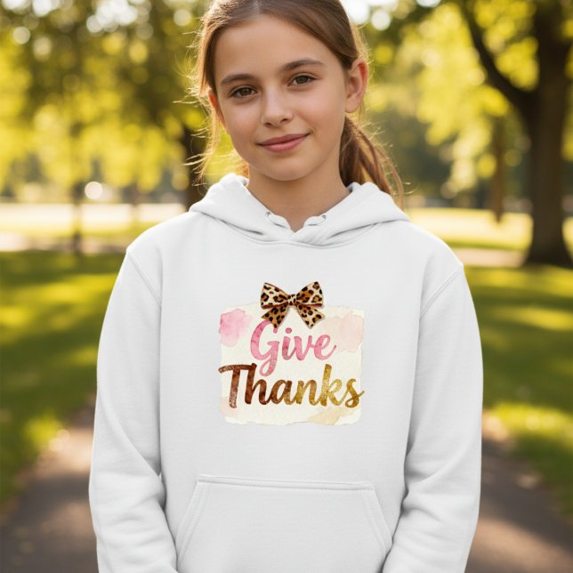 Give Thanks T-Shirt | Floral Fall Coquette Shirt (Skapare uppladdad)