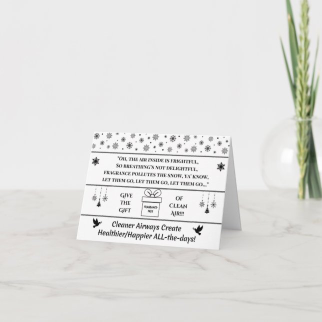 Give the Gift of Clean Air Kort (Framsida)